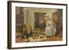 Nursing a Treasured Pet-Charles Haigh-Wood-Framed Giclee Print