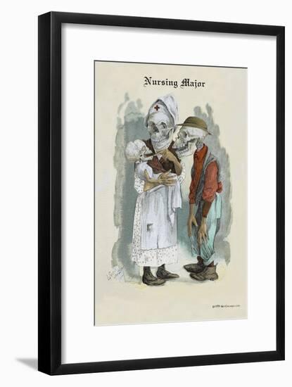 Nursing Major-F. Frusius M.d.-Framed Art Print