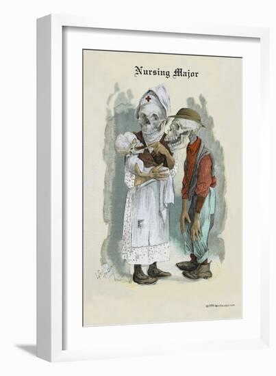 Nursing Major-F. Frusius M.d.-Framed Art Print