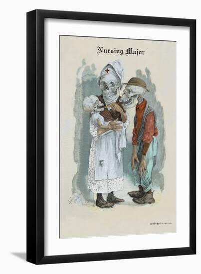 Nursing Major-F. Frusius M.d.-Framed Art Print