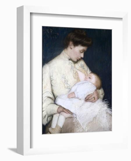 Nursing the Baby, 1906-Lilla Cabot Perry-Framed Giclee Print