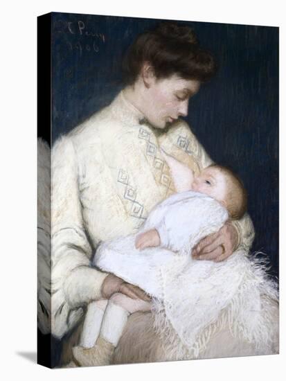 Nursing the Baby, 1906-Lilla Cabot Perry-Stretched Canvas
