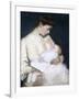 Nursing the Baby, 1906-Lilla Cabot Perry-Framed Giclee Print