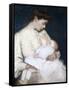 Nursing the Baby, 1906-Lilla Cabot Perry-Framed Stretched Canvas