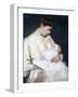 Nursing the Baby-Lilla Cabot Perry-Framed Giclee Print