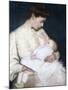 Nursing the Baby-Lilla Cabot Perry-Mounted Giclee Print