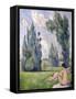 Nus dans un paysage-Emile Bernard-Framed Stretched Canvas