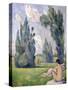 Nus dans un paysage-Emile Bernard-Stretched Canvas
