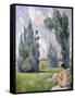 Nus dans un paysage-Emile Bernard-Framed Stretched Canvas