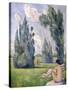 Nus dans un paysage-Emile Bernard-Stretched Canvas