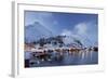 Nusfjord, Flakstadoya (Island), Lofoten, 'Nordland' (County), Norway-Rainer Mirau-Framed Photographic Print