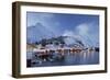 Nusfjord, Flakstadoya (Island), Lofoten, 'Nordland' (County), Norway-Rainer Mirau-Framed Photographic Print