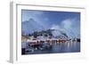 Nusfjord, Flakstadoya (Island), Lofoten, 'Nordland' (County), Norway-Rainer Mirau-Framed Photographic Print