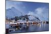 Nusfjord, Flakstadoya (Island), Lofoten, 'Nordland' (County), Norway-Rainer Mirau-Mounted Photographic Print