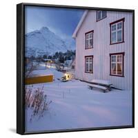 Nusfjord, Flakstadoya (Island), Lofoten, 'Nordland' (County), Norway-Rainer Mirau-Framed Photographic Print