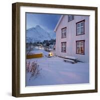 Nusfjord, Flakstadoya (Island), Lofoten, 'Nordland' (County), Norway-Rainer Mirau-Framed Photographic Print