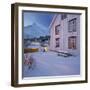 Nusfjord, Flakstadoya (Island), Lofoten, 'Nordland' (County), Norway-Rainer Mirau-Framed Photographic Print