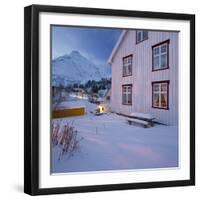 Nusfjord, Flakstadoya (Island), Lofoten, 'Nordland' (County), Norway-Rainer Mirau-Framed Photographic Print