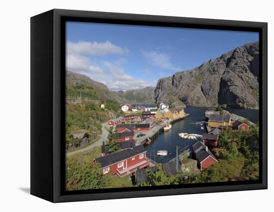 Nusfjord, Flakstadoya, Lofoten Islands, Norway, Scandinavia-Gary Cook-Framed Stretched Canvas