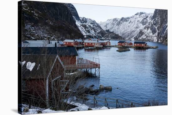 Nusfjord, Lofoten Islands, Arctic, Norway, Scandinavia-Sergio Pitamitz-Stretched Canvas