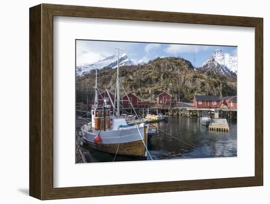 Nusfjord, Lofoten Islands, Nordland, Arctic, Norway, Scandinavia-Rolf Richardson-Framed Photographic Print