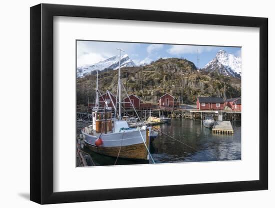 Nusfjord, Lofoten Islands, Nordland, Arctic, Norway, Scandinavia-Rolf Richardson-Framed Photographic Print
