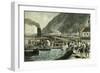 Nussdorf Near Vienna Austria 19th Century-null-Framed Giclee Print