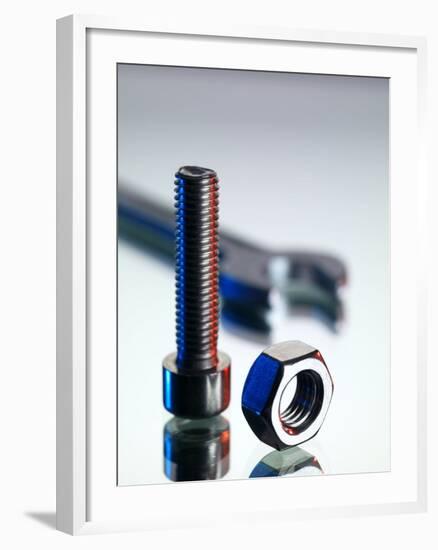 Nut And Bolt-Tek Image-Framed Photographic Print