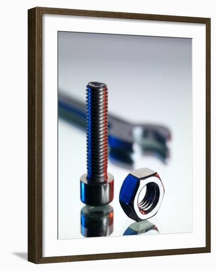 Nut And Bolt-Tek Image-Framed Photographic Print