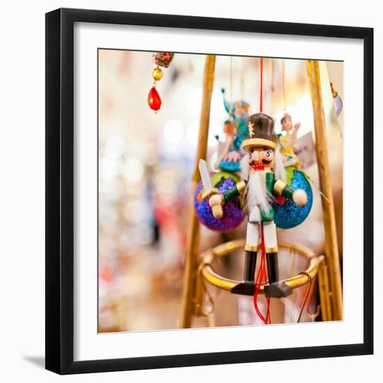 Nutcracker, Christmas Decoration, Reykjavik, Iceland-null-Framed Photographic Print