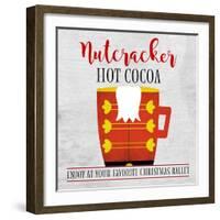 Nutcracker Hot Cocoa-Anna Quach-Framed Art Print