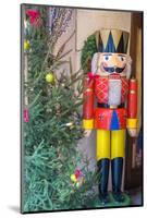 Nutcracker outside Kathe Wohlfahrt store, Rothenburg, Germany-Jim Engelbrecht-Mounted Photographic Print