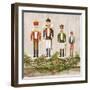 Nutcrackers on a Mantel-Silvia Vassileva-Framed Art Print