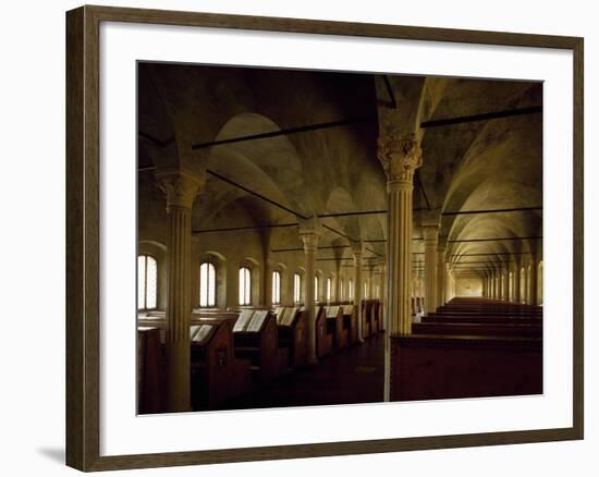 Nuti's Hall, Malatesta Library, Cesena, Italy, 1447-1454-Matteo Nuti-Framed Giclee Print