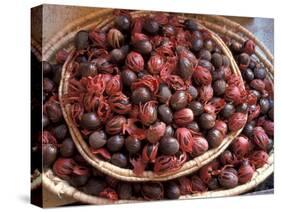 Nutmeg in Public Market, Castries, Caribbean-Greg Johnston-Stretched Canvas