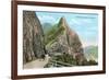 Nuuanu Pali, Honolulu, Hawaii-null-Framed Art Print