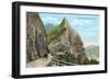 Nuuanu Pali, Honolulu, Hawaii-null-Framed Art Print