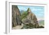 Nuuanu Pali, Honolulu, Hawaii-null-Framed Art Print