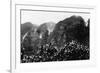 Nuuanu Valley, Hawaii - View of Upside Down Falls Photograph-Lantern Press-Framed Premium Giclee Print