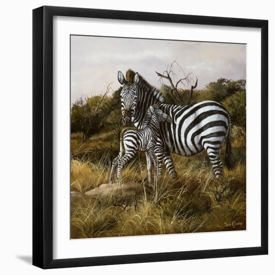 Nuzzling-Trevor V. Swanson-Framed Premium Giclee Print