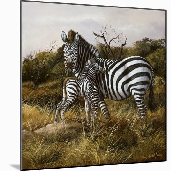 Nuzzling-Trevor V. Swanson-Mounted Giclee Print