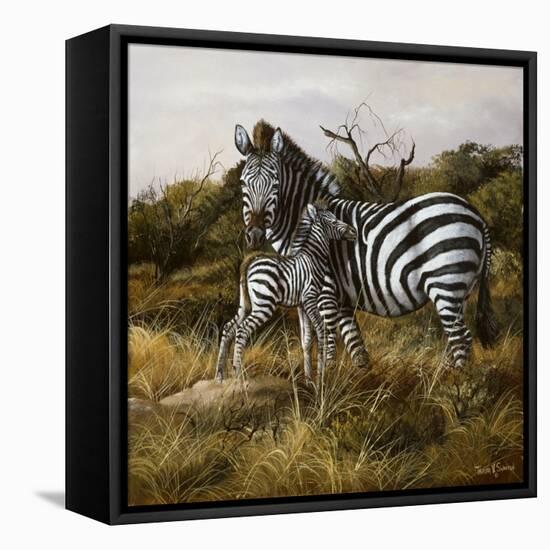 Nuzzling-Trevor V. Swanson-Framed Stretched Canvas