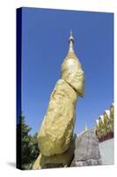 Nwa-La-Bo Pagoda Golden Rock and Pagoda Near Mawlamyine, Mon, Myanmar (Burma), Southeast Asia-Alex Robinson-Stretched Canvas