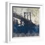 NY Bridge at Dusk I-Dan Meneely-Framed Art Print