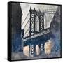 NY Bridge at Dusk II-Dan Meneely-Framed Stretched Canvas