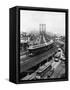 NY: Brooklyn Bridge, 1898-null-Framed Stretched Canvas
