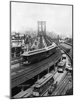NY: Brooklyn Bridge, 1898-null-Mounted Giclee Print