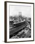 NY: Brooklyn Bridge, 1898-null-Framed Giclee Print