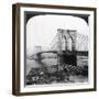 NY: Brooklyn Bridge, 1901-null-Framed Giclee Print