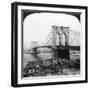 NY: Brooklyn Bridge, 1901-null-Framed Giclee Print